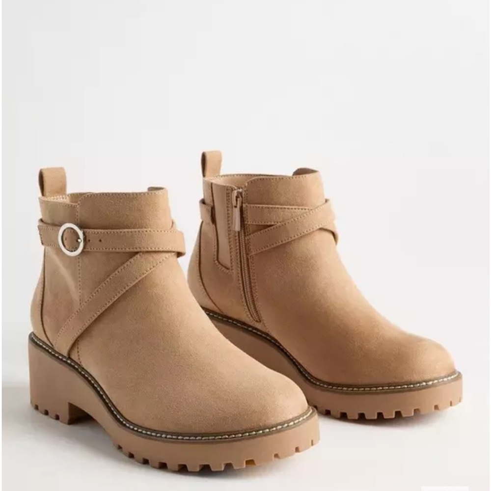 Torrid Buckle wedge boot
